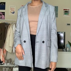 grey blazer jacket